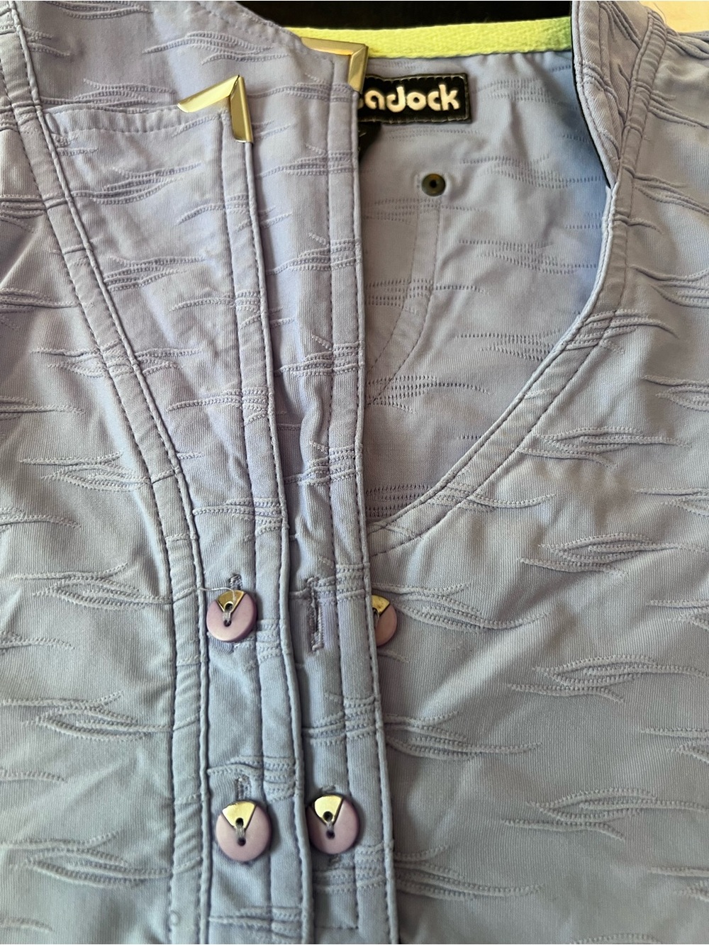 jamie sadock Lavender Short Sleeve Pullover Top - Picture 2 of 5